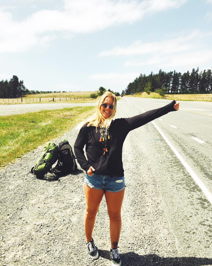 Hitchhike is a cool experience. Photo: Erika Kantonen