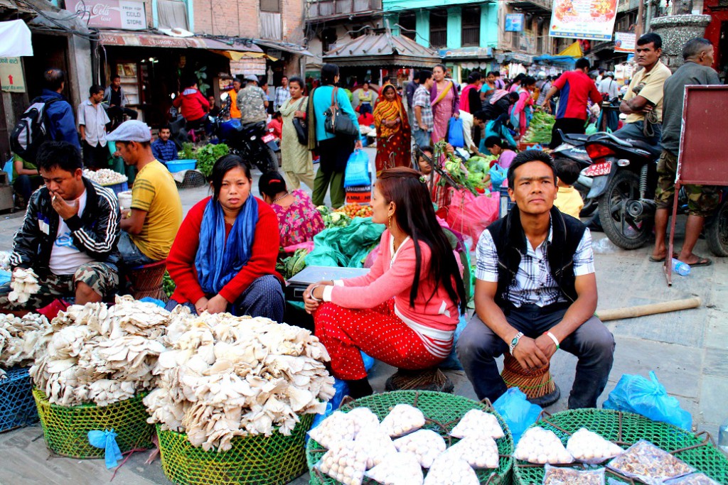 På många ställen jag besöker i Nepal är jag den enda turisten.